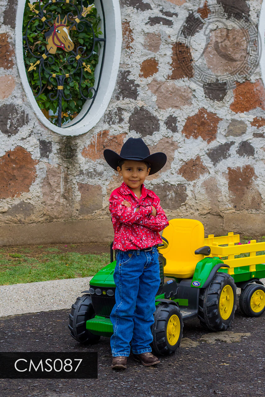 CAMISA WESTERN PARA: NIÑO - CMS087